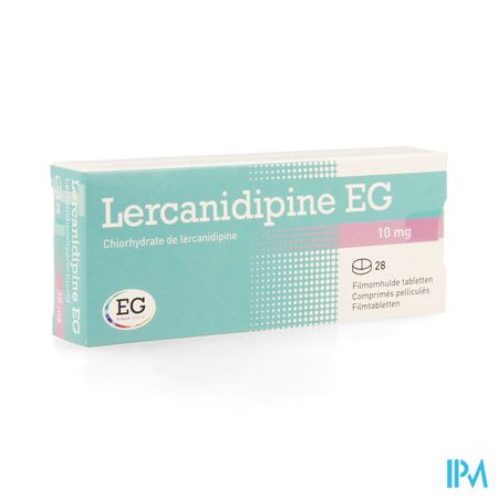 Lercanidipine EG 10 Mg Filmomh Tabl 28 X 10 Mg