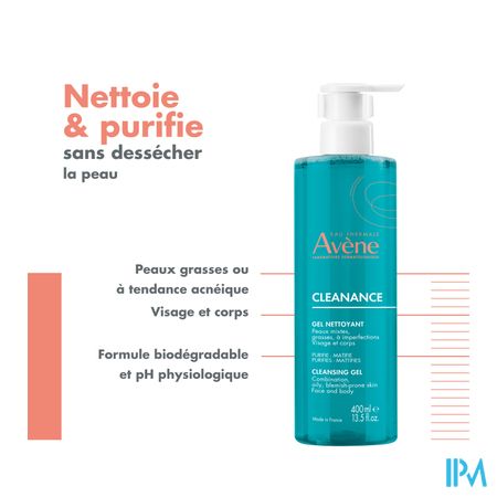 Avene Cleanance Reinigingsgel 400ml 17