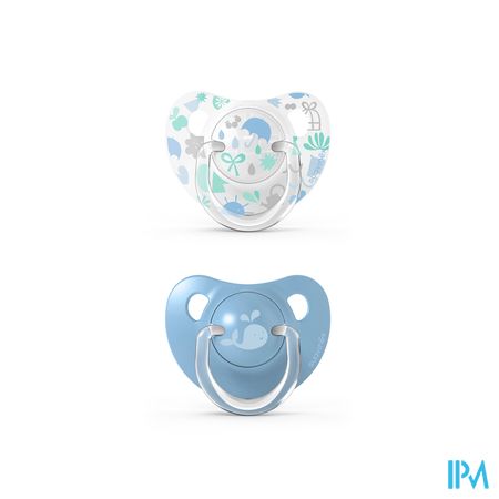 Suavinex Memories Soother Sil Flat +18m Blue Duo 3