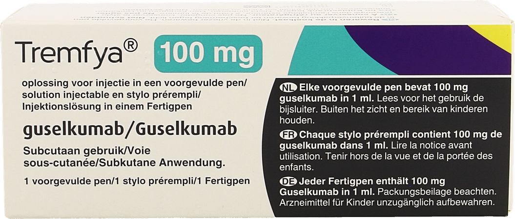 Tremfya 100mg Opl Inj Voorgevulde Pen 1 1