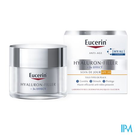 Eucerin Hyaluron-filler X3 Soin Jour Ip30 50ml