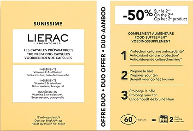 Lierac Sunissime Duo Caps 2x30 1