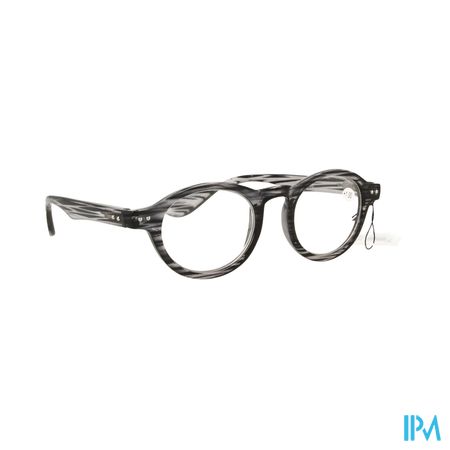 Pharmaglasses Milano Grey/black +1.00