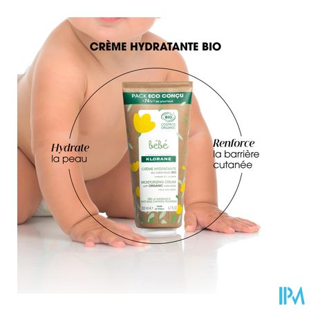 Klorane Bb Creme Hydratante Bio 50ml 3
