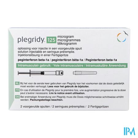 Plegridy 125mcg Opl Inj Im Voorgevulde Spuit 2 1