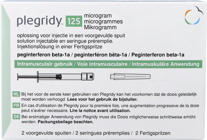 Plegridy 125mcg Opl Inj Im Voorgevulde Spuit 2 1