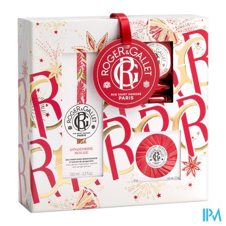 Roger&gallet Gingembre Rouge Set Noel 100ml 3prod. 2