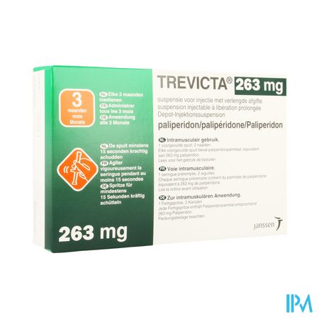 Trevicta 263mg Verl.afgifte Voorgev.spuit 1+2 Nld