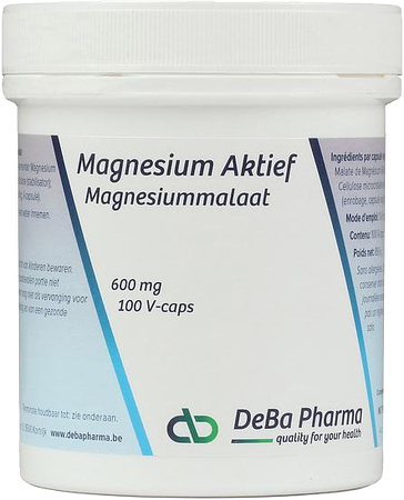 Magnesium Actif Caps 100 X 600mg Deba 3