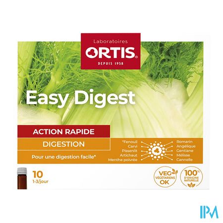 Ortis Easy Digest Shots 10x15ml 1
