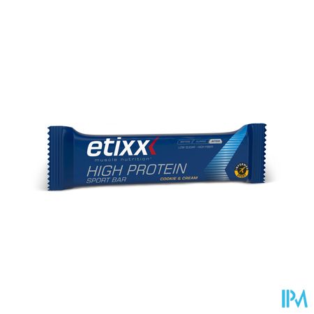 Etixx High Protein Bar Cookie & Cream 55g