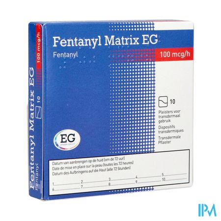 Fentanyl Matrix EG 100,0Ug Pleist Transderm 10