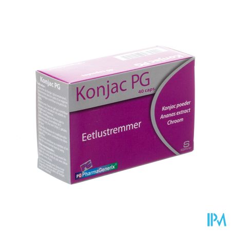 Konjac Pg Pharmagenerix Caps 40