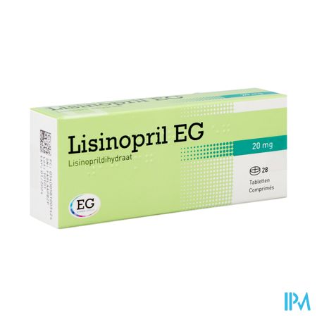 Lisinopril EG          Tabl 28X20Mg