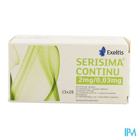 Serisima Continu 2mg/0,03mg Filmomh Tabl 13 X 28 1