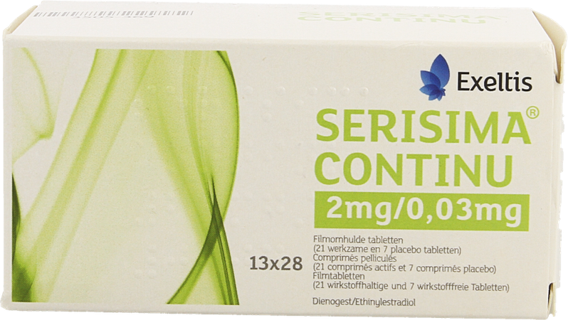 Serisima Continu 2mg/0,03mg Filmomh Tabl 13 X 28 1