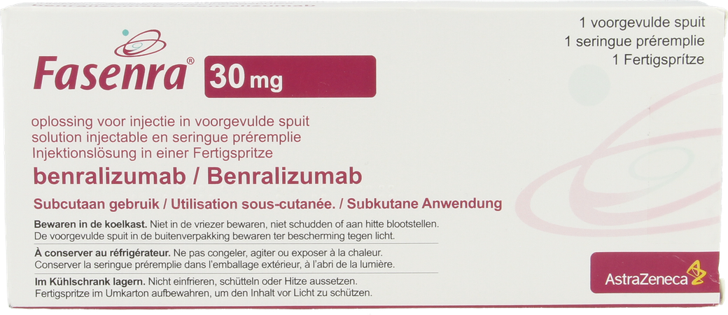 Fasenra 30mg Abacus Opl Inj 1ml Voorgev.spuit 1 2
