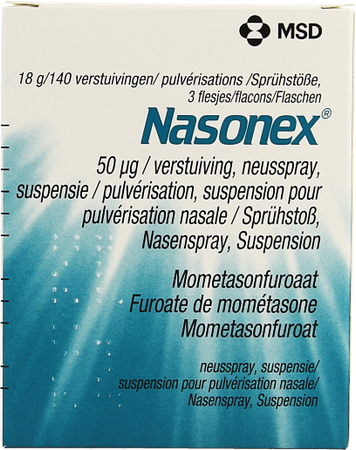 Nasonex Susp Pulv Nasale 50mcg/pulv 140 Pulv Fl 3 1