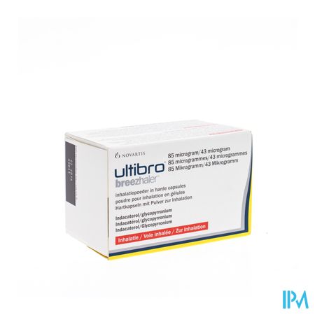 Ultibro Breezhaler 85mcg/43mcg Inhal Pdr Caps 30 1