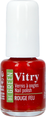 Vernis Be Green Rouge Feu 6ml 1