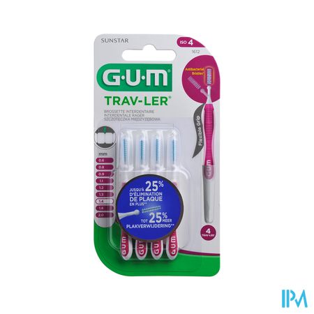 Gum Proxabrush Travel Cyl. Fine 4 1612