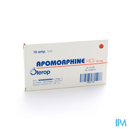 Sterop Apomorfine 10mg 10 Amp