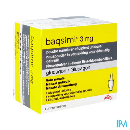 Baqsimi 3mg Pdr Nasale Recipient Unidose 1