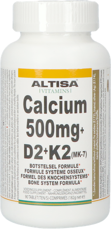 Altisa Calcium 500mg + Vit.d2 + Vit.k2 Pot Tabl 90 3