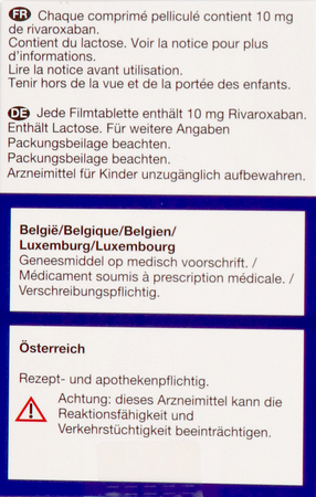 Rivaroxaban Viatris 10mg Filmomh Tabl 10 3