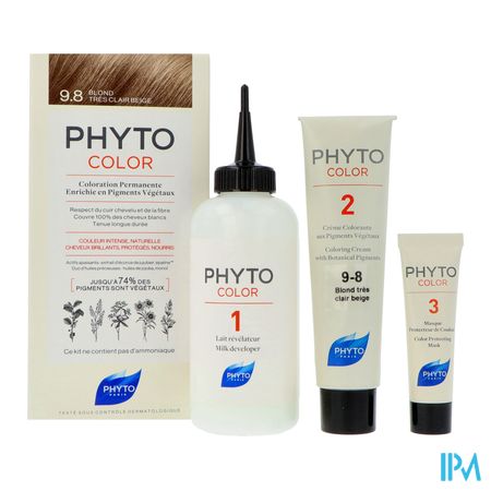 Phytocolor 9.8 Blond Tres Clair Beige 5
