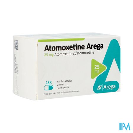 Atomoxetine Arega 25mg Caps 28 Pip