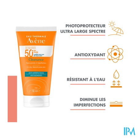 Avene Zon Spf50+ Cleanance 50ml 8