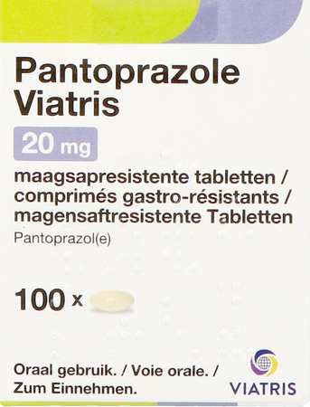 Pantoprazole Viatris 20mg Comp Gastro Resist 100 2