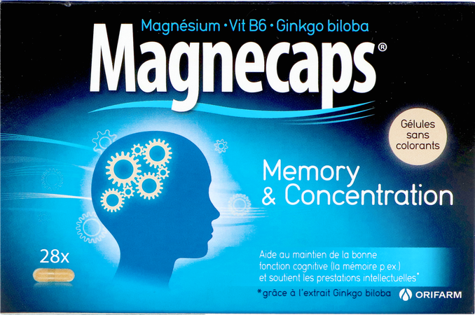 Magnecaps Memory & Concentration Caps 28 Nf 3