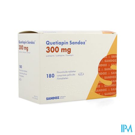 Quetiapin Sandoz Filmomh Tabl 180 X 300mg