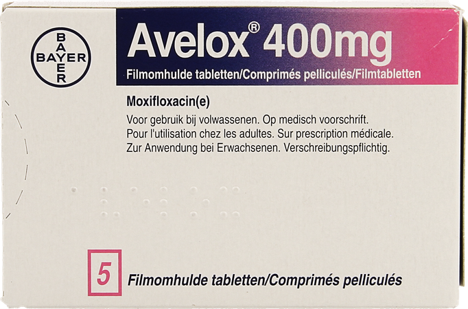 Avelox 400mg Filmomh Tabl 5 X 400mg (nf Blister 1