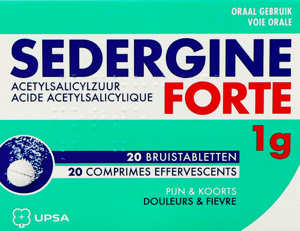 Sedergine Forte 1g Comp Efferv. 20 3