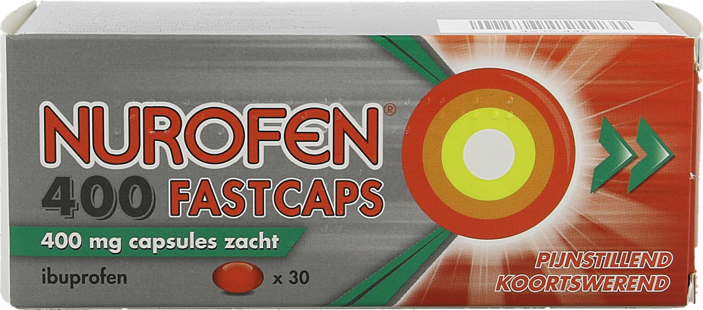 Nurofen 400 Fastcaps 400mg Pi Pharma Caps 30 Pip 3