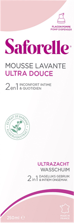 Saforelle Wasschuim Ultrazacht 250ml 1
