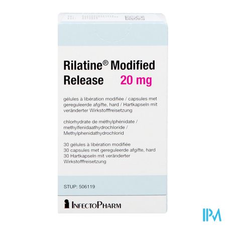Rilatine Modified Release 20mg Caps 30x20mg 3