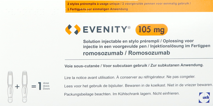 Evenity 105mg opl. inj. voorgev. pen 2 1