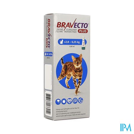 Bravecto Plus 250mg Spot On Sol Pipet 1