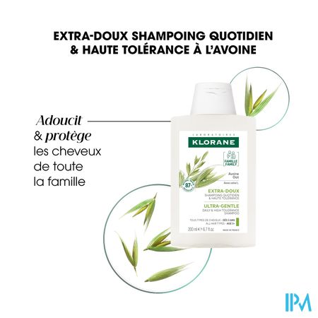 Klorane Capil. Sh Haver 200ml 18