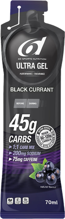 6d Ultra Gel + Caffeine Blackcurrant 6x70ml 1