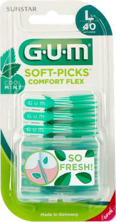 Gum Soft Picks Minty Large 40 2