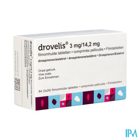 Drovelis 3mg/14,2mg Filmomh Tabl 3x(24+4)