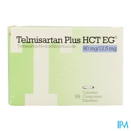 Telmisartan Plus Hct EG 80Mg/12,5 Mg Tabl  98 3