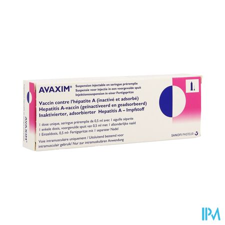 Avaxim 160ui Ser Inj 0,5ml 1 Dose