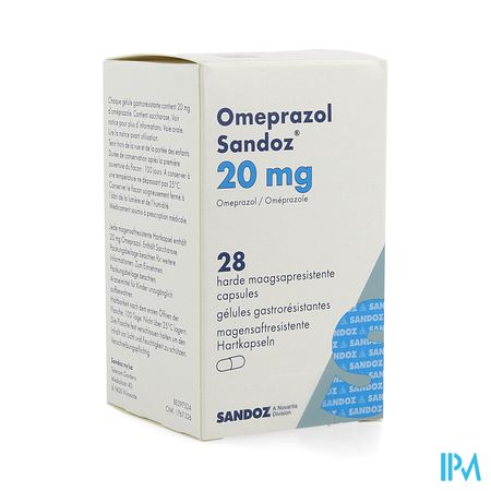 Omeprazol Sandoz Caps Enter 28 X 20mg