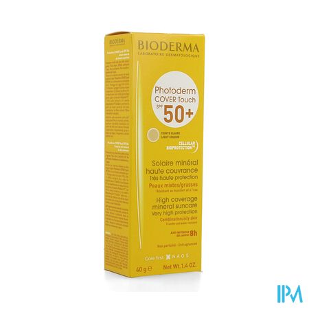 Bioderma Photoderm Cover Touch Licht Spf50+ Tb40g